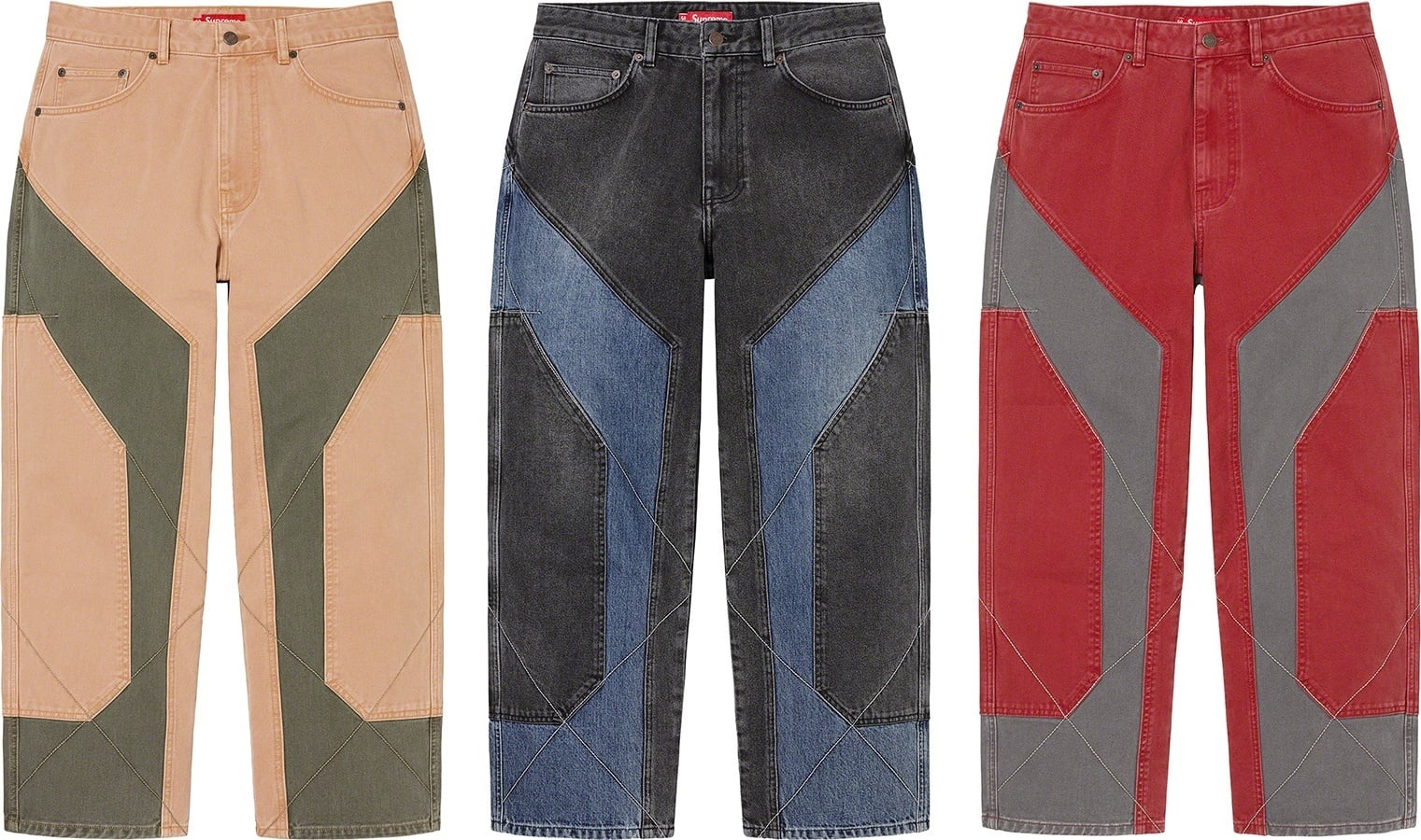 2-Tone Paneled Jean